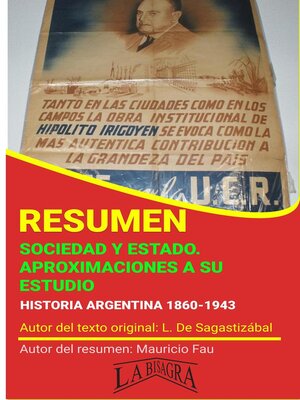 cover image of Resumen de Sociedad y Estado. Aproximaciones a su Estudio